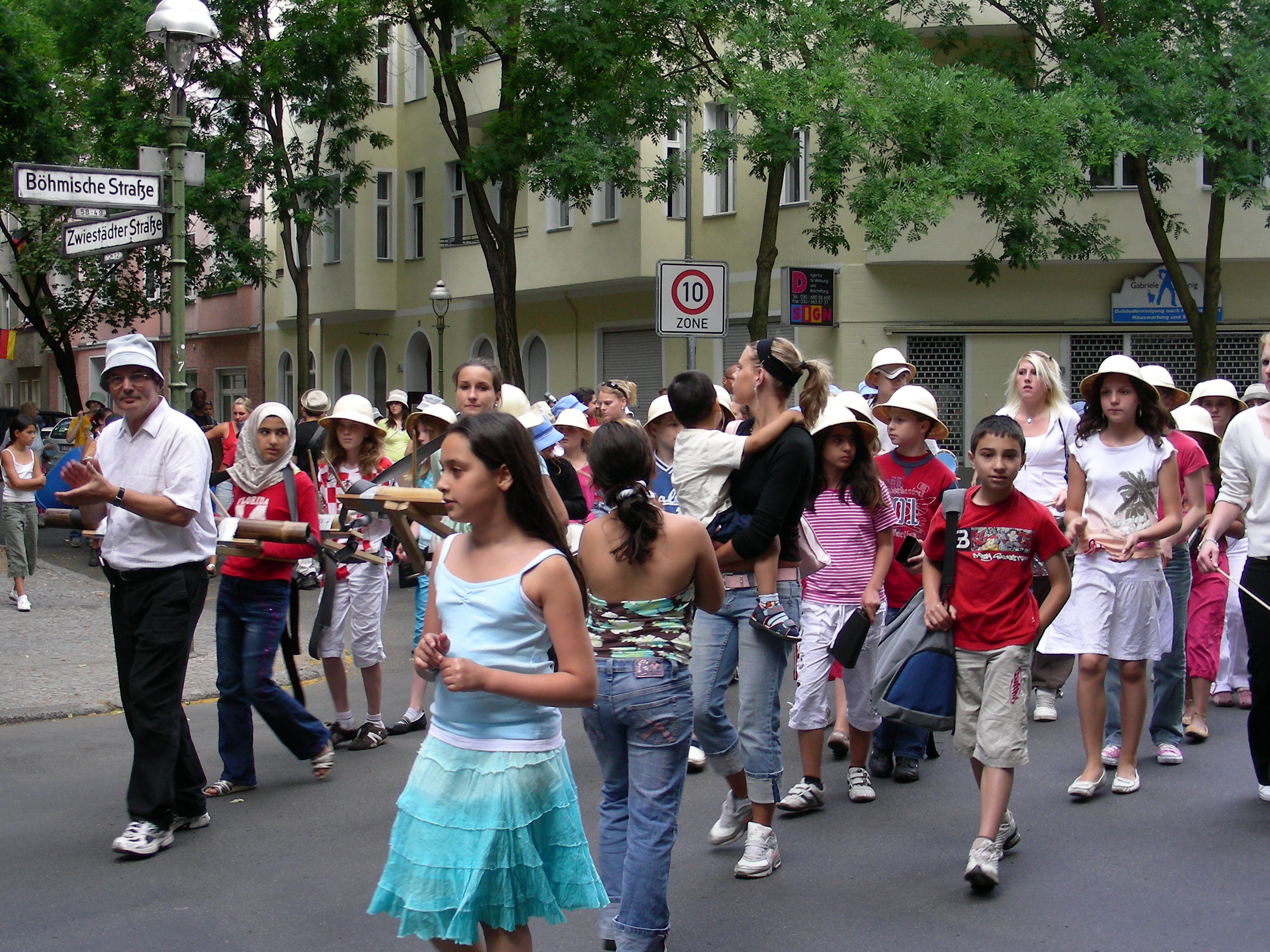 Trommeln für Kinderrechte